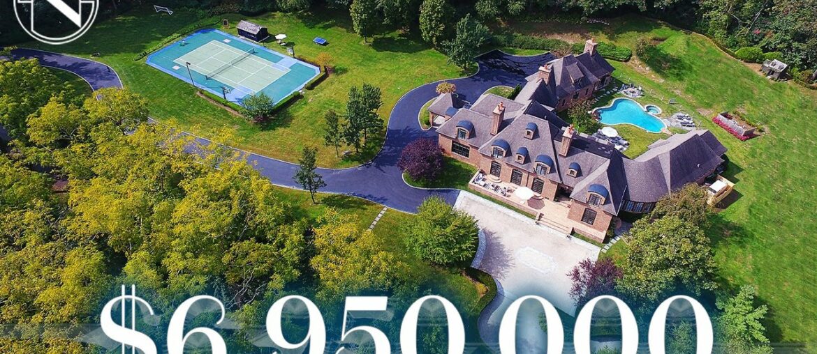Unparalleled French Country Residence in Matinecock on 6+ Acres