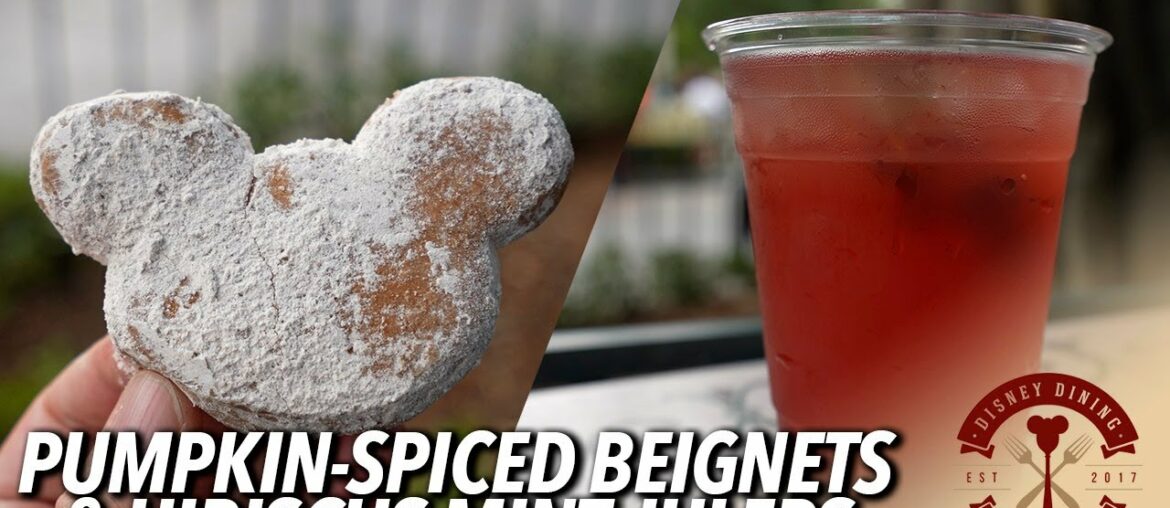 Pumpkin-Spiced Mickey Beignets & Hibiscus Mint Juleps! Pumpkin-Spiced Mickey Beignets & Hibiscus Mint Juleps!