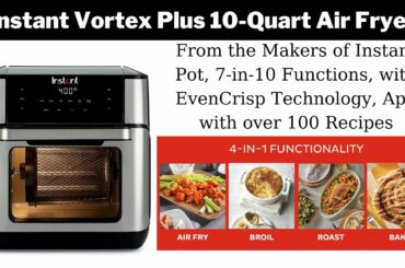 Instant Vortex Plus 10-Quart Air Fryer , Chicken Rotisserie