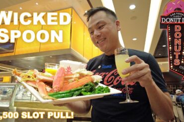 Best Vegas Seafood Brunch Buffet, Morning Donuts, and a $2,500 Slot Pull with @SayHiToMatthew