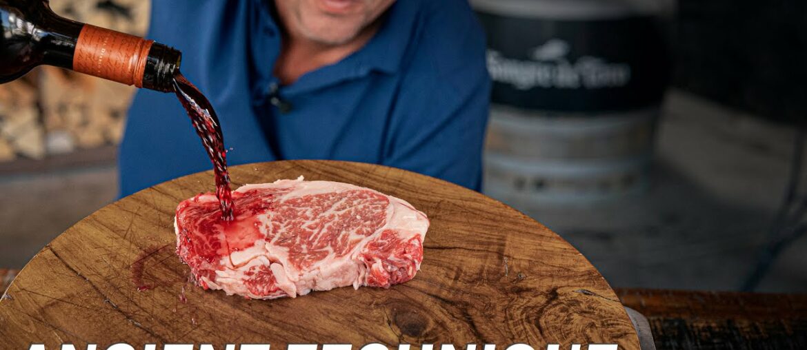 I Marinated my Rib-Eye Steak in RED WINE for 4 hours I Marinated my Rib-Eye Steak in RED WINE for 4 hours