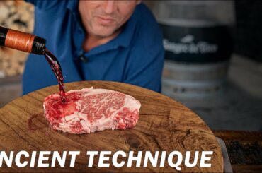 I Marinated my Rib-Eye Steak in RED WINE for 4 hours