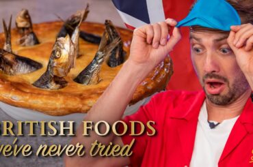 Taste Testing British Foods We've NEVER Tried Before | Sorted Food