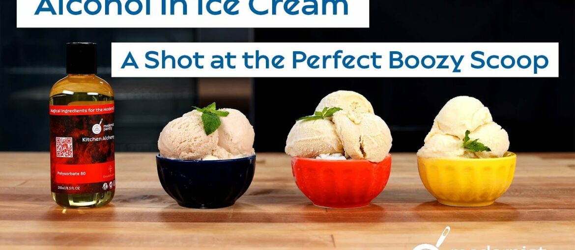 Alcohol in Ice Cream. A shot at the Perfect Boozy Scoop Alcohol in Ice Cream. A shot at the Perfect Boozy Scoop
