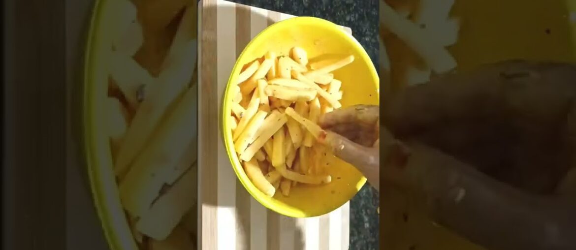 Easy Egg French Fries Recipe #shorts