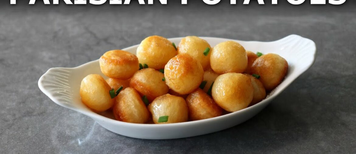 Parisian Potatoes – Crispy Buttery Round French Fries – Food Wishes Parisian Potatoes - Crispy Buttery Round French Fries - Food Wishes