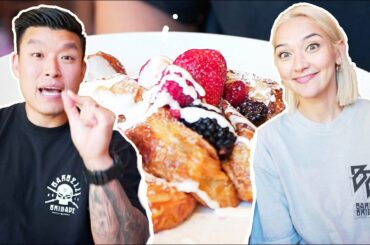 OUR FIRST CHEAT MEAL | BREAKFAST