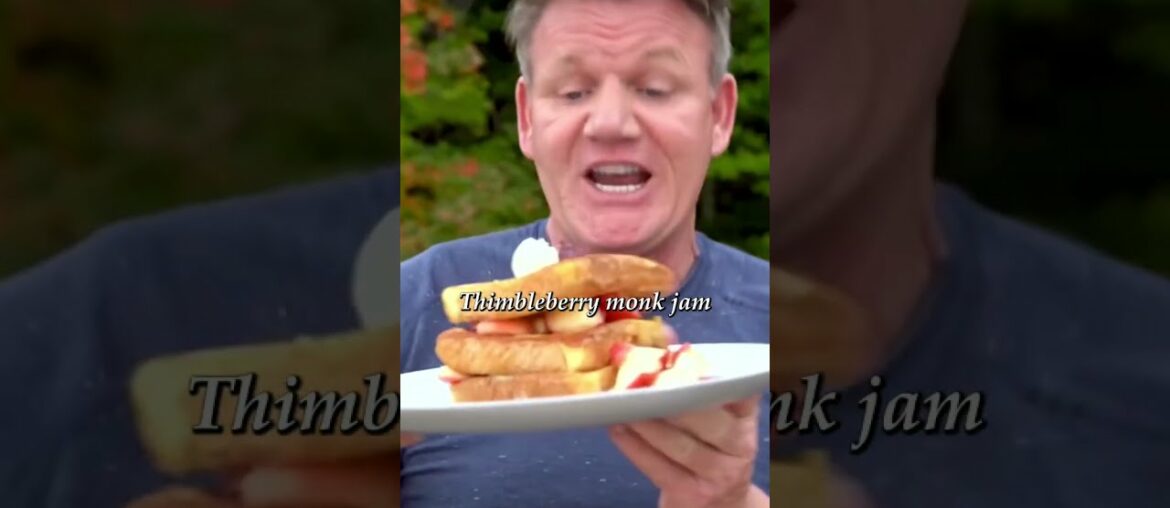 Gordon Ramsay makes SPECIAL French toast #gordonramsay #oneminuterecipe #shorts