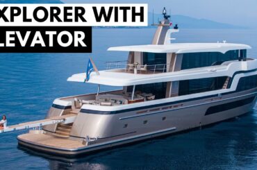$16,000,000 2022 VAN DER VALK EXPLORER 34M YACHT Fast SuperYacht Tour