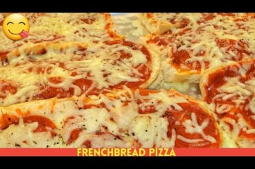 Easy Homemade French Bread Pizza | School Cafeteria Style