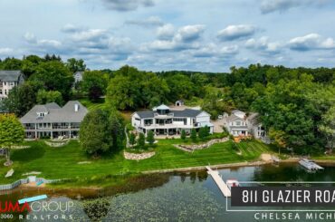 811 Glazier Rd, Chelsea MI 48118 - Custom Cavanaugh Lake Waterfront Home with Everything!