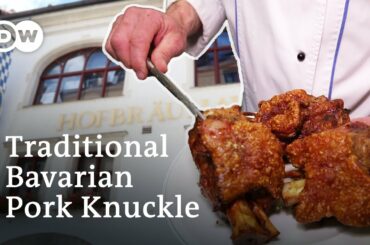 Traditional Porck Knuckles - A Typical Oktoberfest Dish From Germany