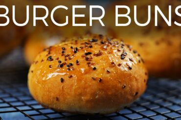 Burger Buns | Fluffy & Soft | Vegan | No Milk No Eggs
