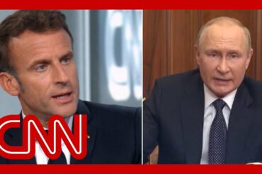 Macron: Russian resentment could be a reason Putin chose to invade Ukraine