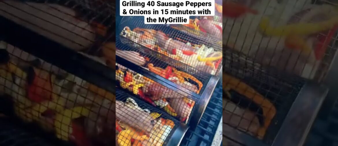 How I Grill 40 Sausage Peppers & Onions in 15 minutes with MyGrillie! How I Grill 40 Sausage Peppers & Onions in 15 minutes with MyGrillie!
