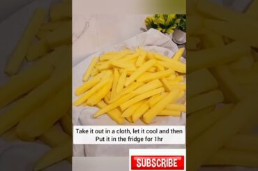french fries recipe ||crispy french fries |how to make french fries at home |shorts |viral