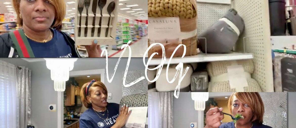 VLOG: ANOTHER TRIP TO TARGET | HOUSEHOLD STUFF ROSS & TARGET HAUL | TRYIN SOMETHING NEW CHICK FIL A