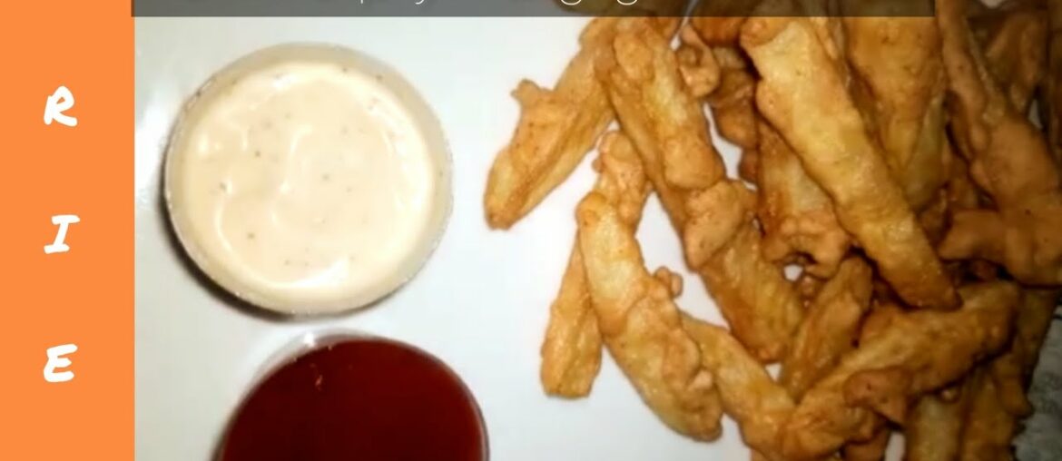 Crispy Egg French Fries recipe| 3 minutes quick and easy recipe