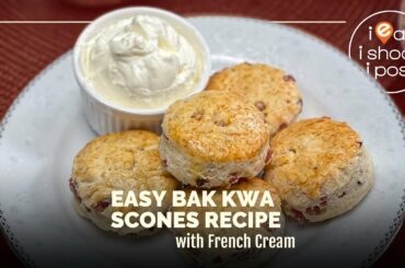 Easy Scones Recipe with French Cream