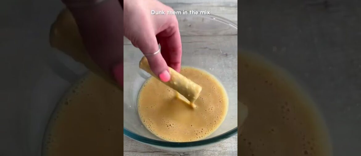 Salted caramel French toast rolls! Tutorial