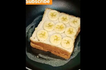 Banana toast l French banana Toast l Kid's favourite recipe #toast #bananabread #banana #short