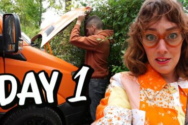 LAUGHING OUR WAY THROUGH A TOUGH FIRST DAY