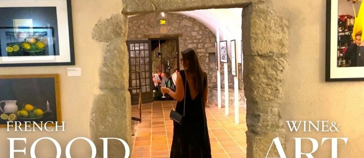 FRENCH FOOD & WINE & ART, living in France, French Riviera, French Vlog
