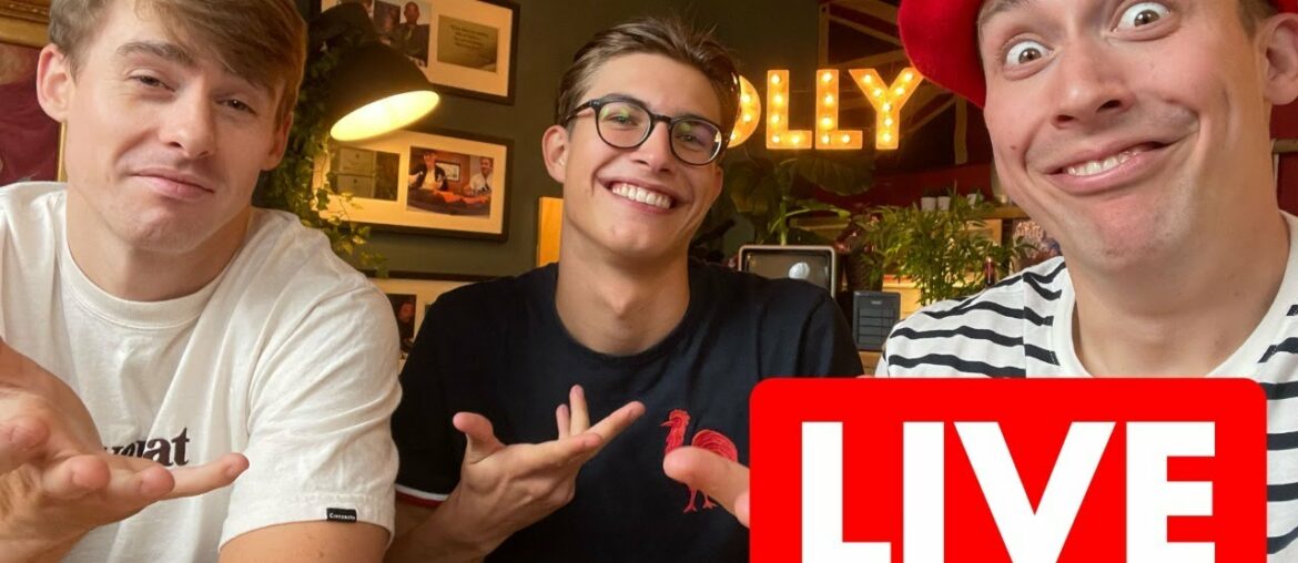 Trying French Crepes with "French Highschooler" LIVE Trying French Crepes with "French Highschooler" LIVE