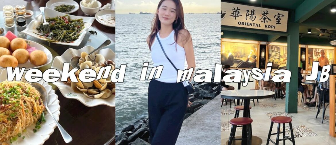 WEEKEND IN JOHOR BAHRU [VLOG] day trip to desaru, BEST seafood place, SOGO mall, what i eat in JB
