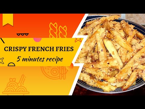 Crispy French Fries |homemade 5 minutes Snack Recipe! Kids Lunch Box special Crispy French Fries |homemade 5 minutes Snack Recipe! Kids Lunch Box special