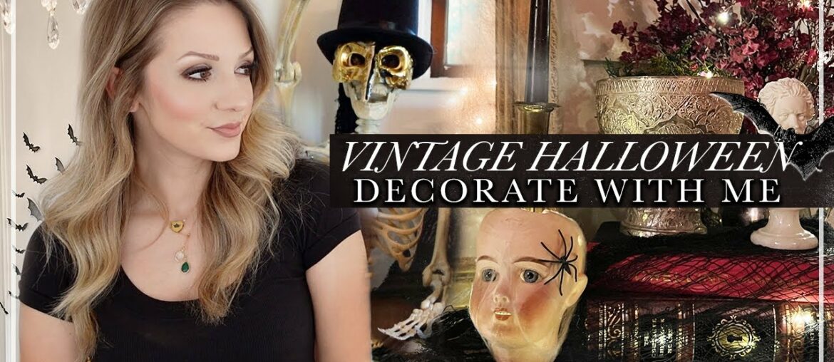 Victorian Inspired Halloween Decorate with Me // Thrifted Decor Victorian Inspired Halloween Decorate with Me // Thrifted Decor
