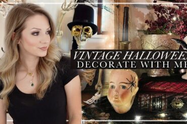 Victorian Inspired Halloween Decorate with Me // Thrifted Decor