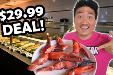 All You Can Eat LOBSTER CLAWS at the Biggest Buffet in LA County!