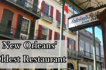 Oldest Resturant in New Orleans French Quarter Antoine's Resturant 1840 | with Exclusive Room Tour