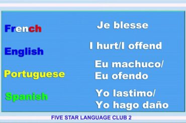 Side by Side Learning Method: French, English, Portuguese, Spanish 13 Romance Languages Comparison