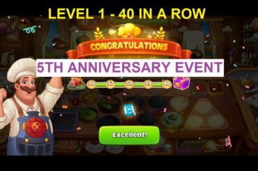 Cooking Madness -A Chef's Game: Anniversary Train Level 1 - 40