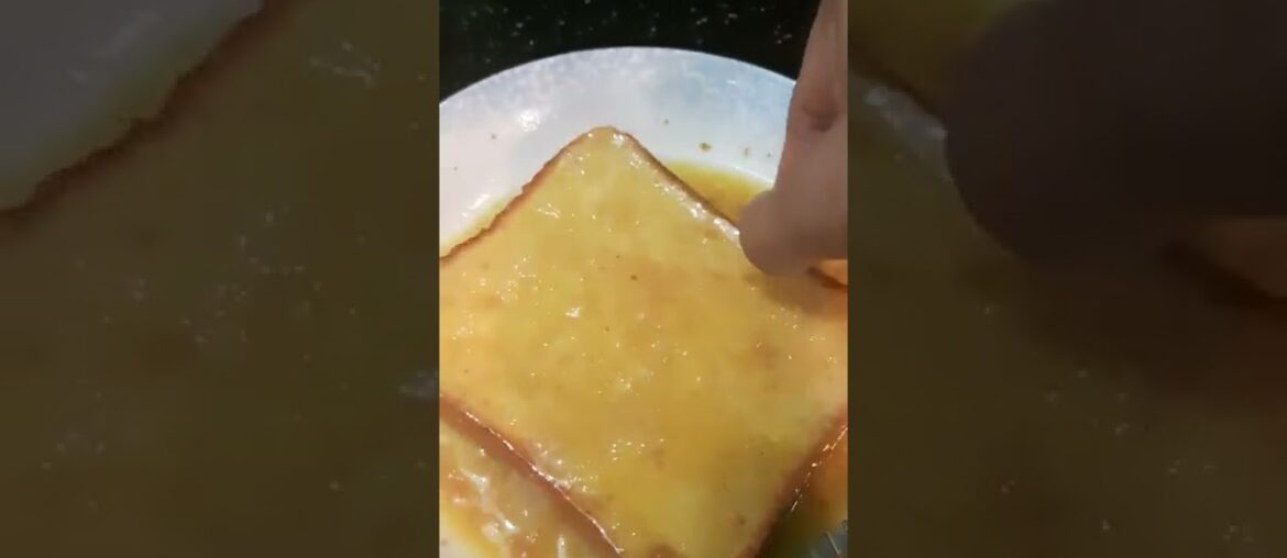 How to..ASMR Making French toast #shorts #egg #satisfyingvideo #cooking #recipe #breakfast