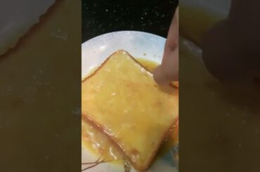 How to..ASMR Making French toast #shorts #egg #satisfyingvideo #cooking #recipe #breakfast
