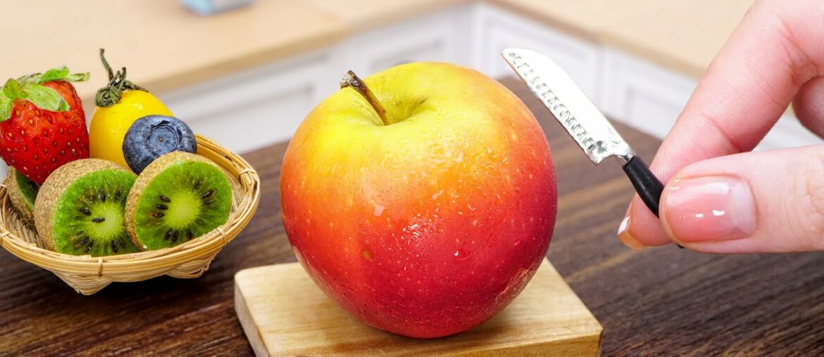 Miniature Apple Cake – Easy & Super Moist French Apple Cake | ASMR Cooking Mini Food Miniature Apple Cake - Easy & Super Moist French Apple Cake | ASMR Cooking Mini Food