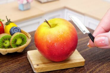 Miniature Apple Cake - Easy & Super Moist French Apple Cake | ASMR Cooking Mini Food