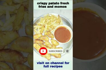 crispy french fries recipe |potato snacks recipes |easy patato wedges#shortfeed #shorts