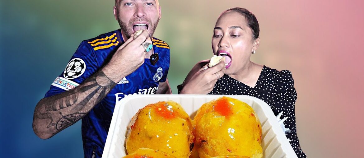 Guyanese STREET FOOD! Mountain of EGG BALL You HAVE TO EAT in Guyana!