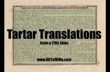TARTAR TRANSLATIONS - 1705 French Atlas Description of The Empire of Tartary - Cities On BOATS?!