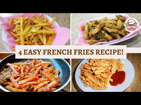 4 Easy French Fries Snacks Recipes |Potato Tea Time Snacks| By Areeba's Delicious Cuisine 4 Easy French Fries Snacks Recipes |Potato Tea Time Snacks| By Areeba's Delicious Cuisine