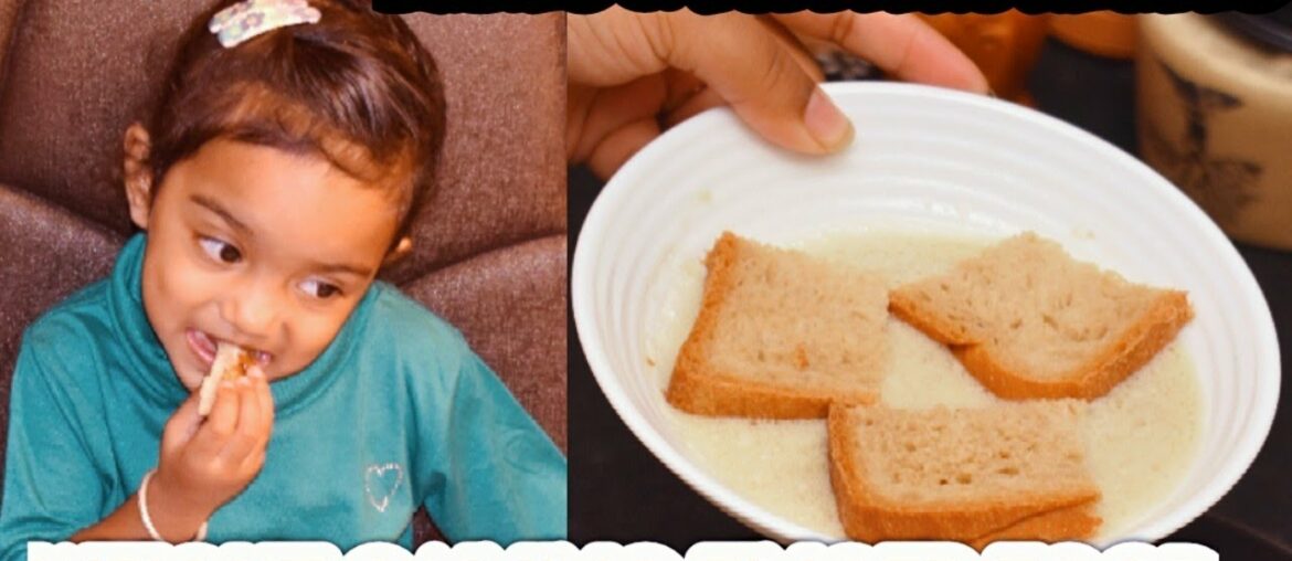 Weight Gaining Finger Food For Babies & Toddlers|| Toddler Recipes|| French Toast|| Bread Recipes