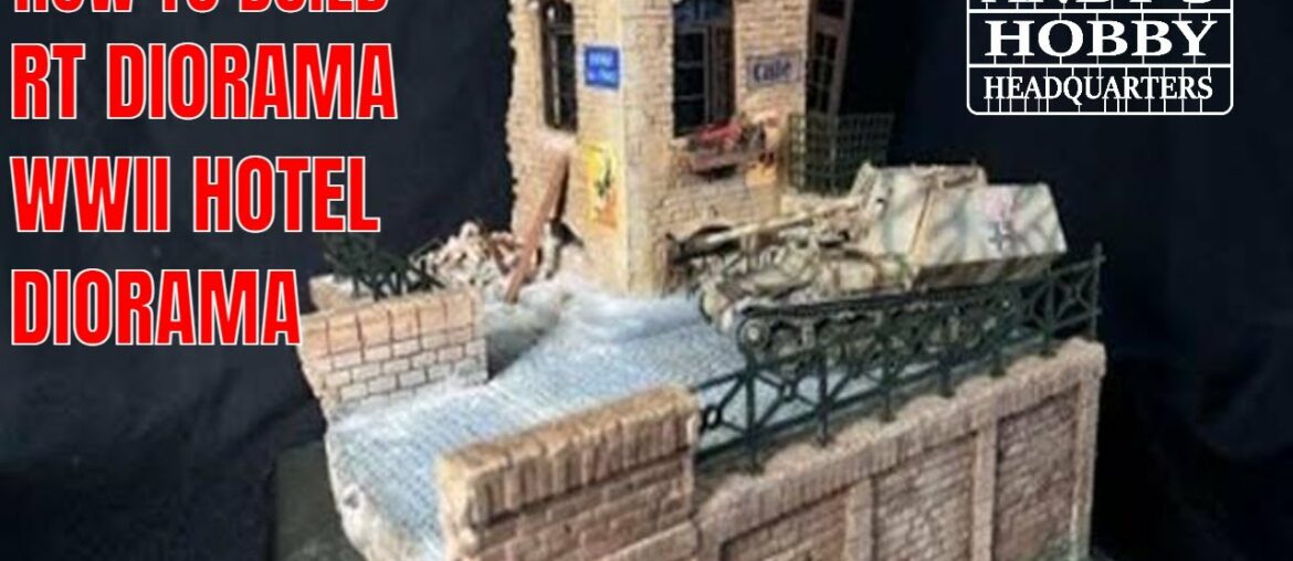 Building the WWII French  Cafe Diorama