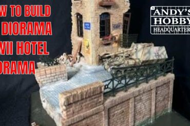 Building the WWII French  Cafe Diorama