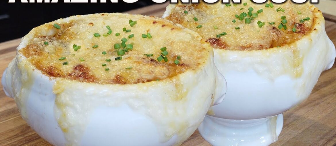 Classic French Onion (Onyo) Soup! - Chef Jean-Pierre