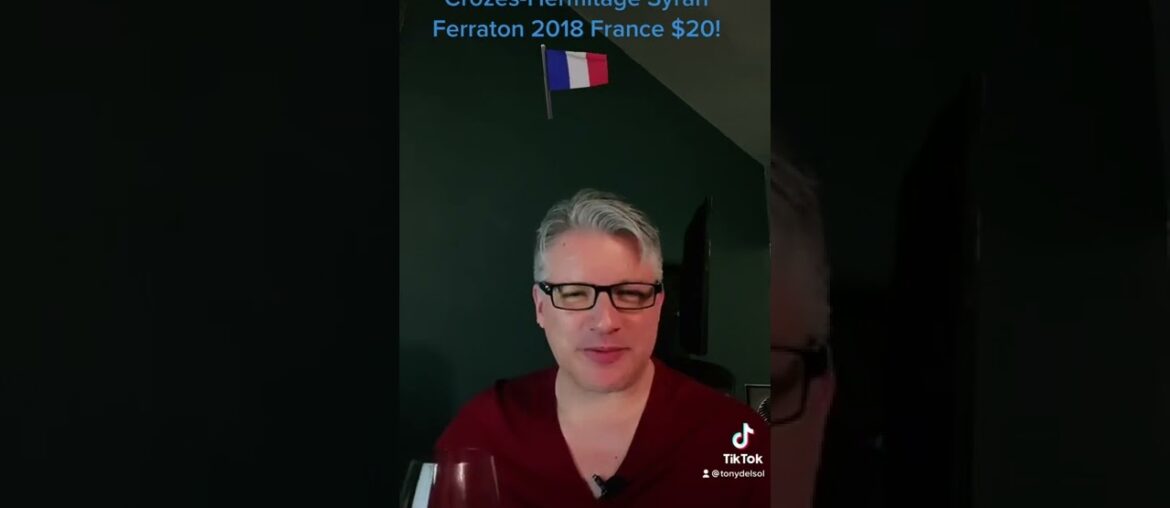 French Syrah Crozes- Hermitage Ferraton Pere et Fils 2018 $20!