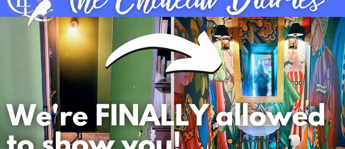 We transformed the SMALLEST room in our French Castle! - REVEALING OUR SECRET ROOM MAKEOVER FOR TV